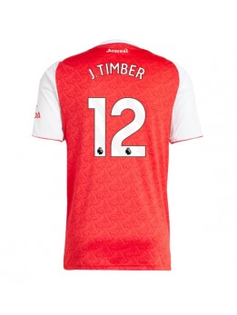 Billige Arsenal Jurrien Timber #12 Hjemmedrakt 2025-26 Kortermet